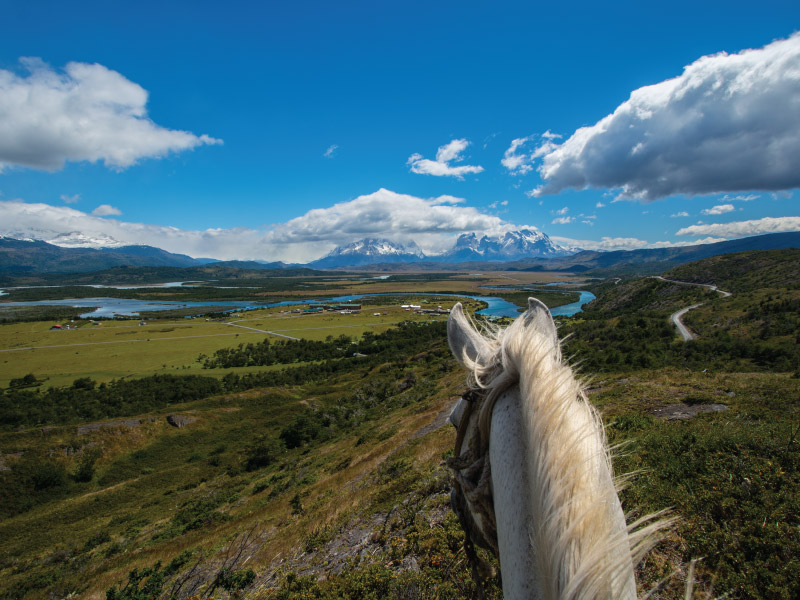 Trout fishing horse riding Patagonia, Argentina